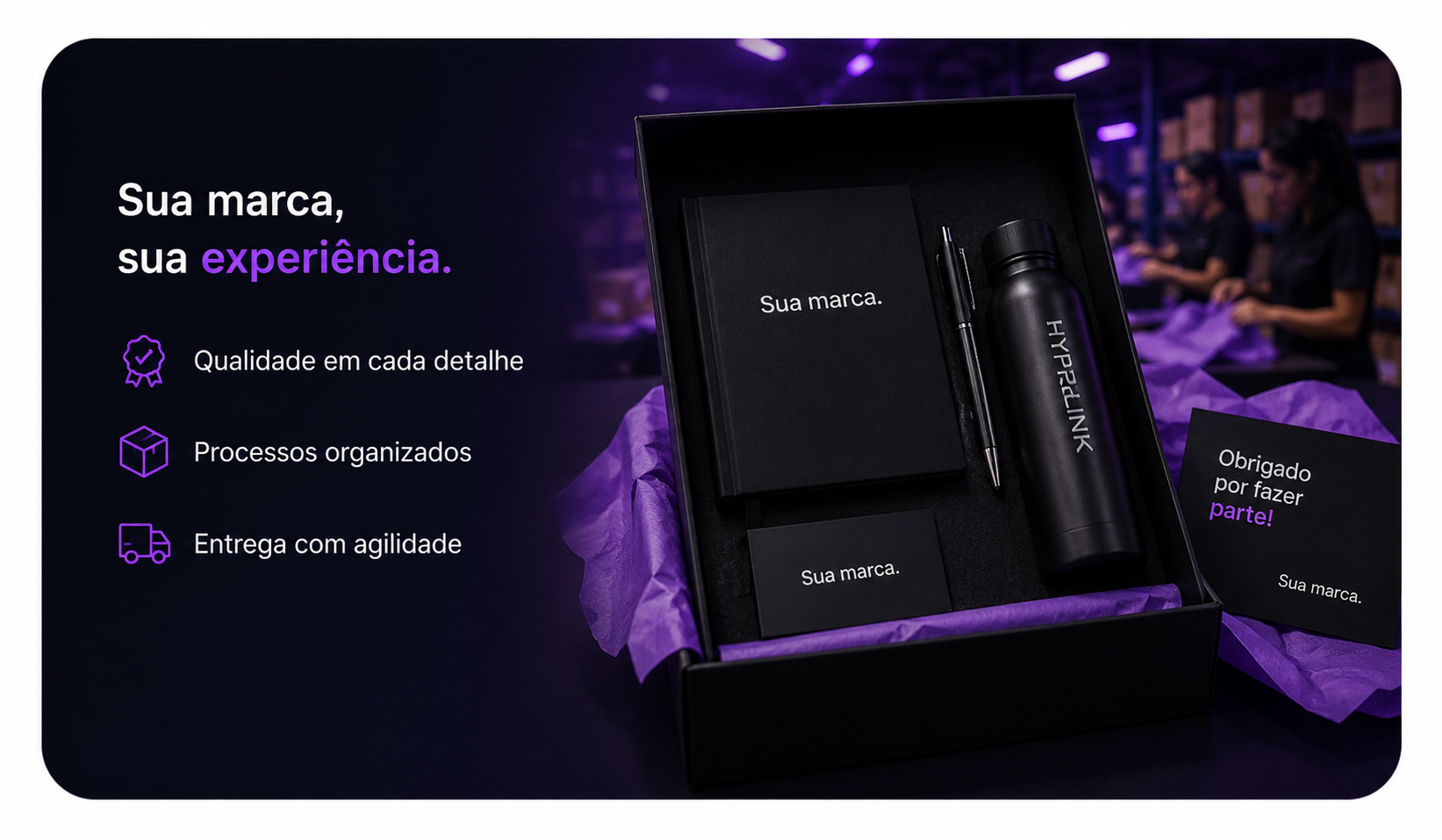 Hyperlink execução promocional